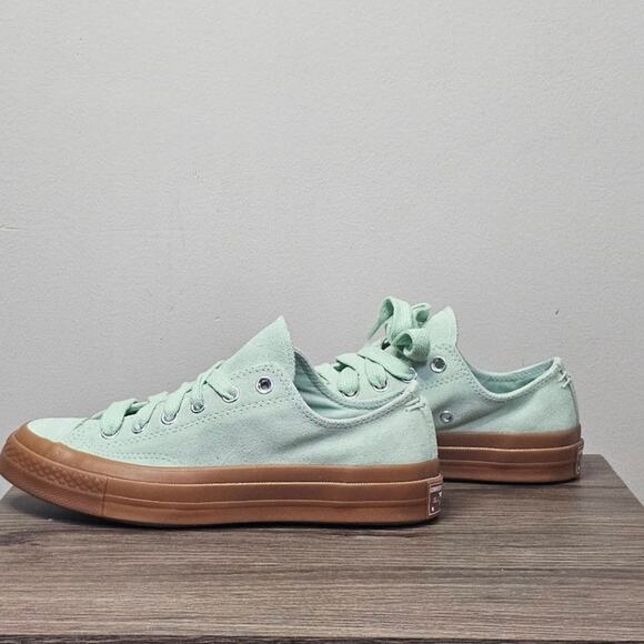 Converse  Suede Chuck 70 Oxfords Brand New Women's  7.5  Mid Green A10136C NWT - Picture 1 of 5